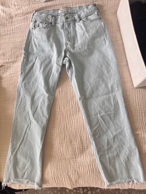 Abercrombie & Fitch Light Blue Straight Women's Jeans